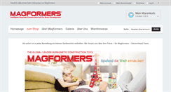 Desktop Screenshot of magformers.de