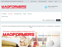 Tablet Screenshot of magformers.de